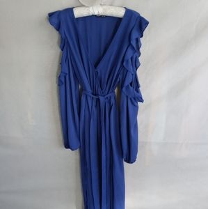 NWOT Beautiful Blue Maxi Dress